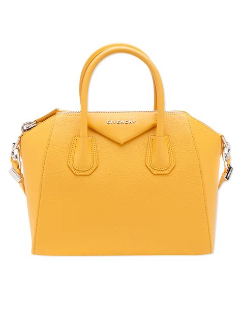 mini givenchy antigona yellow|givenchy antigona shopper.